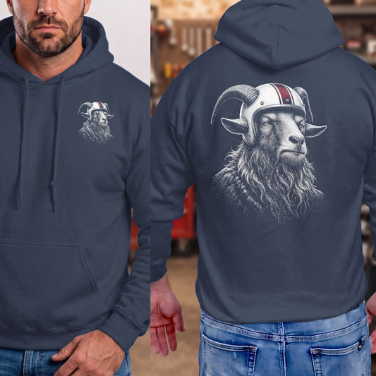 Navy | Left Chest + Back