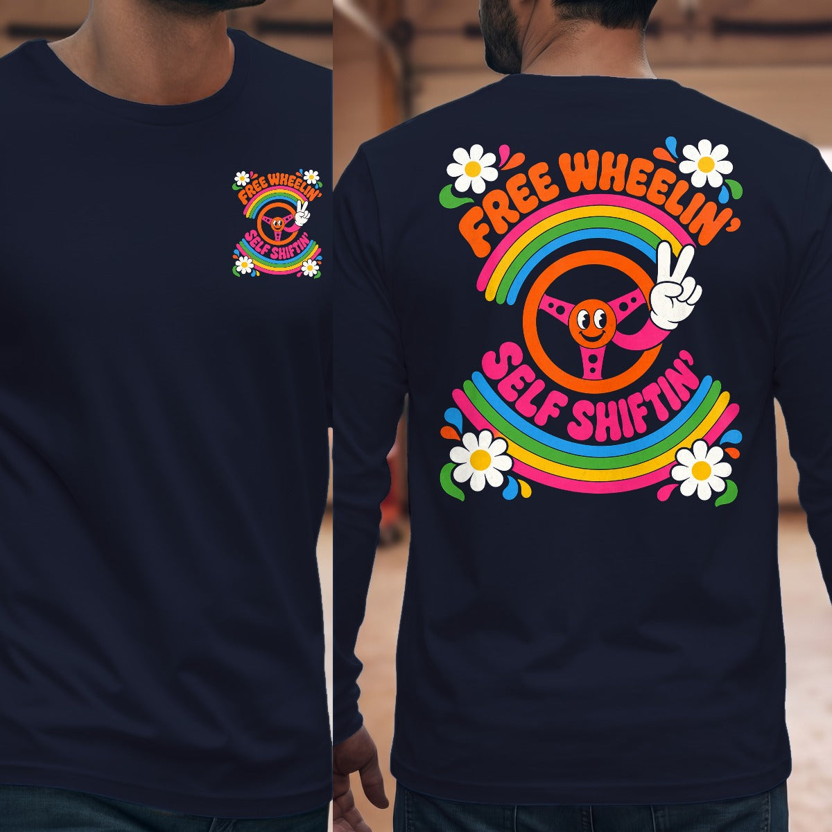 Navy | Front & Back