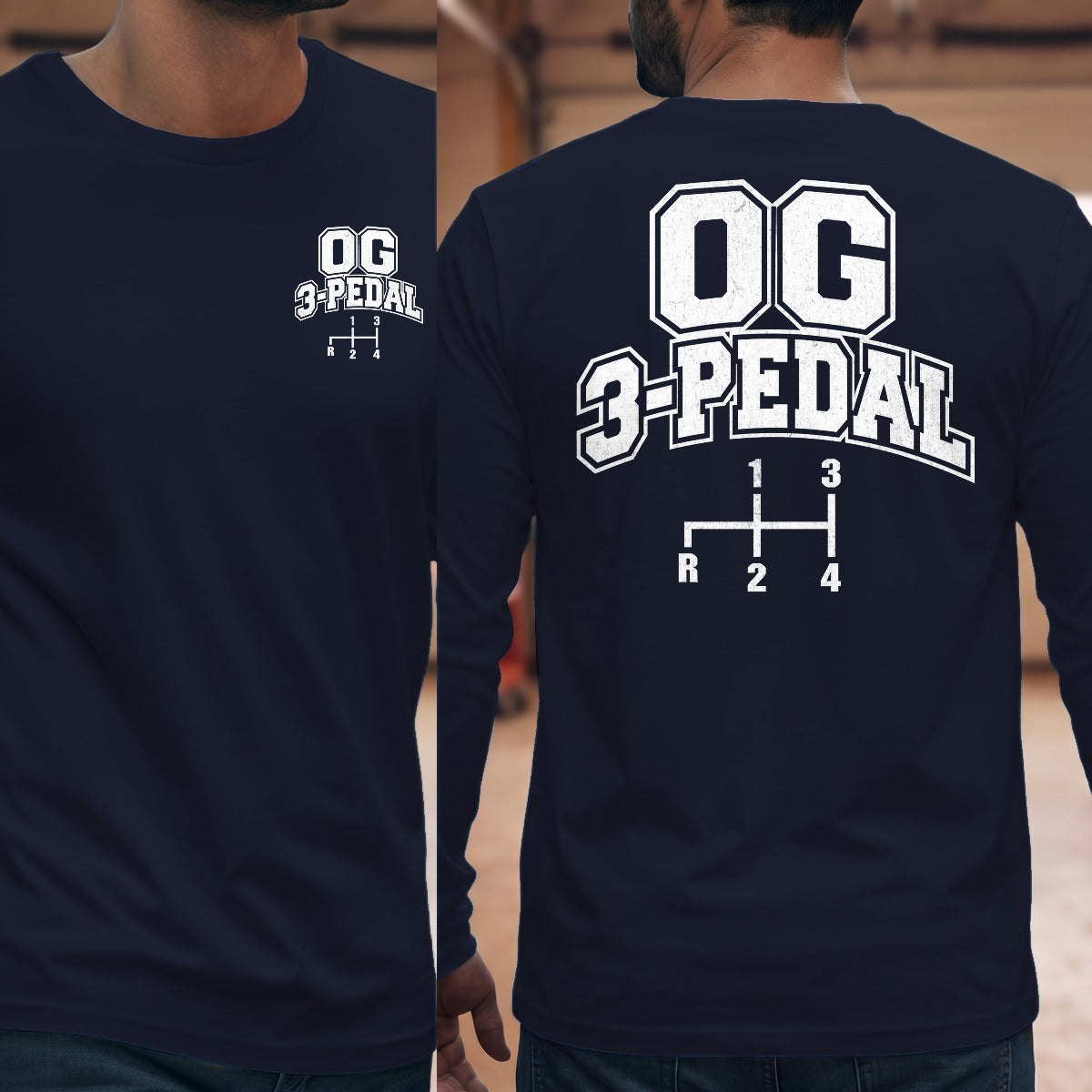 Navy | Front & Back