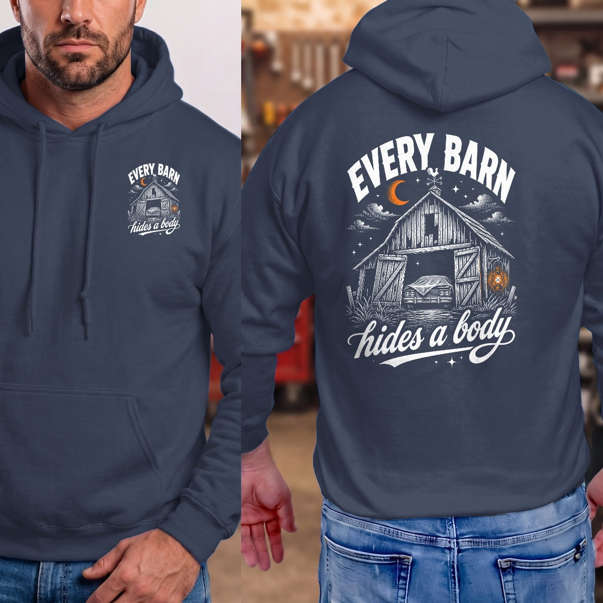 Navy | Front & Back