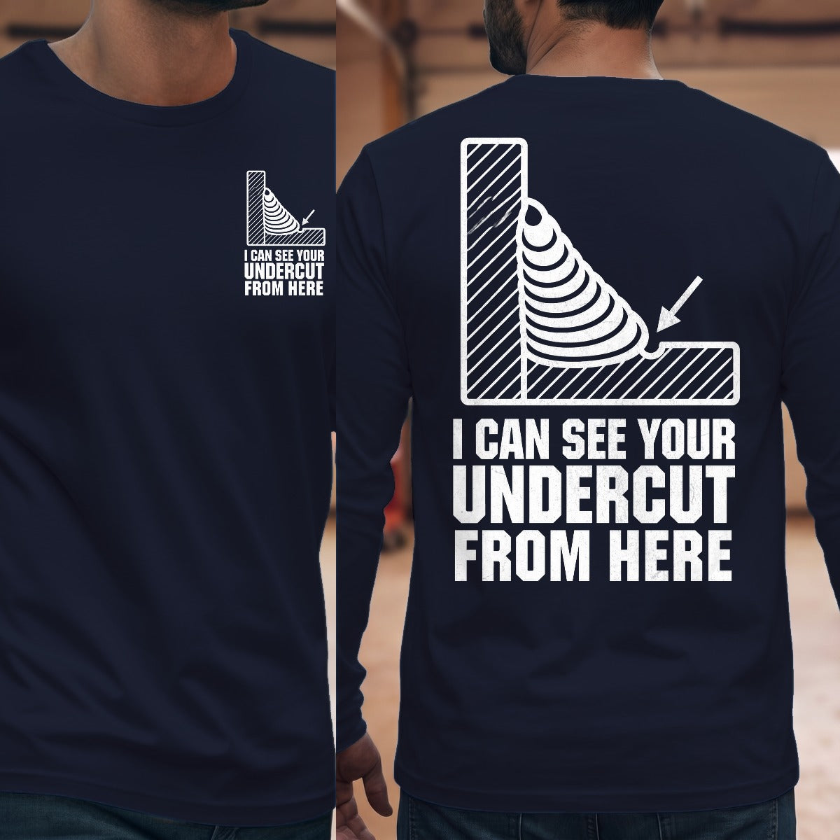 Navy | Front & Back