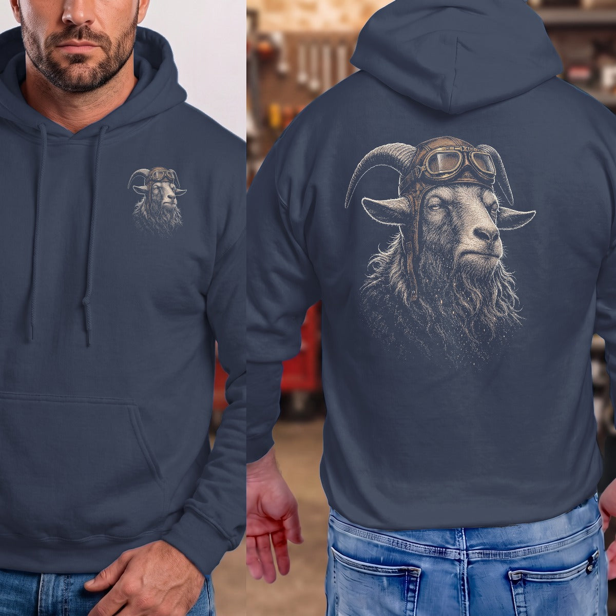 Navy | Front & Back