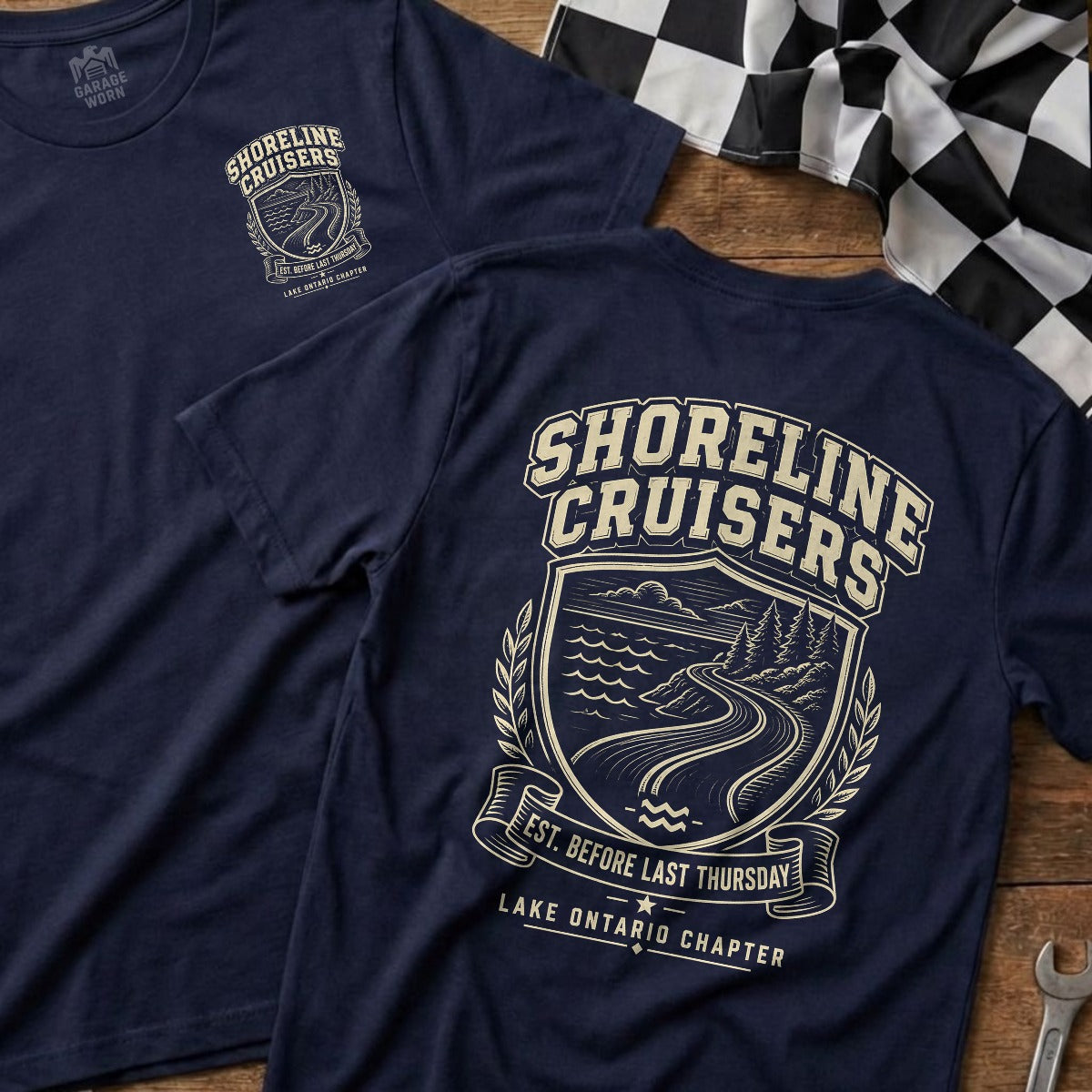 Navy | Front & Back