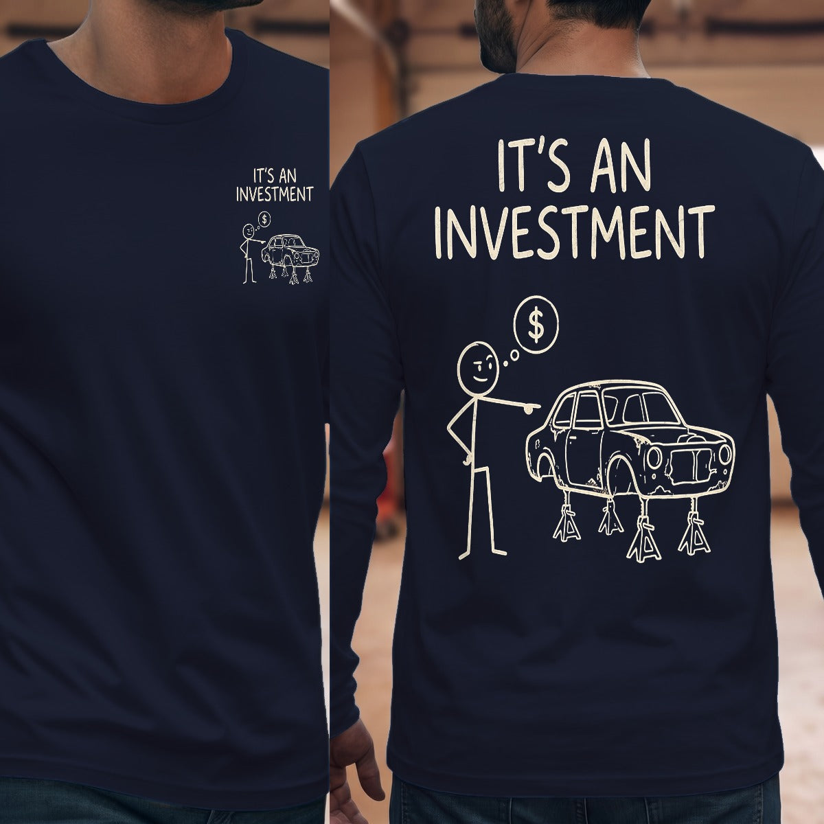 Navy | Front & Back