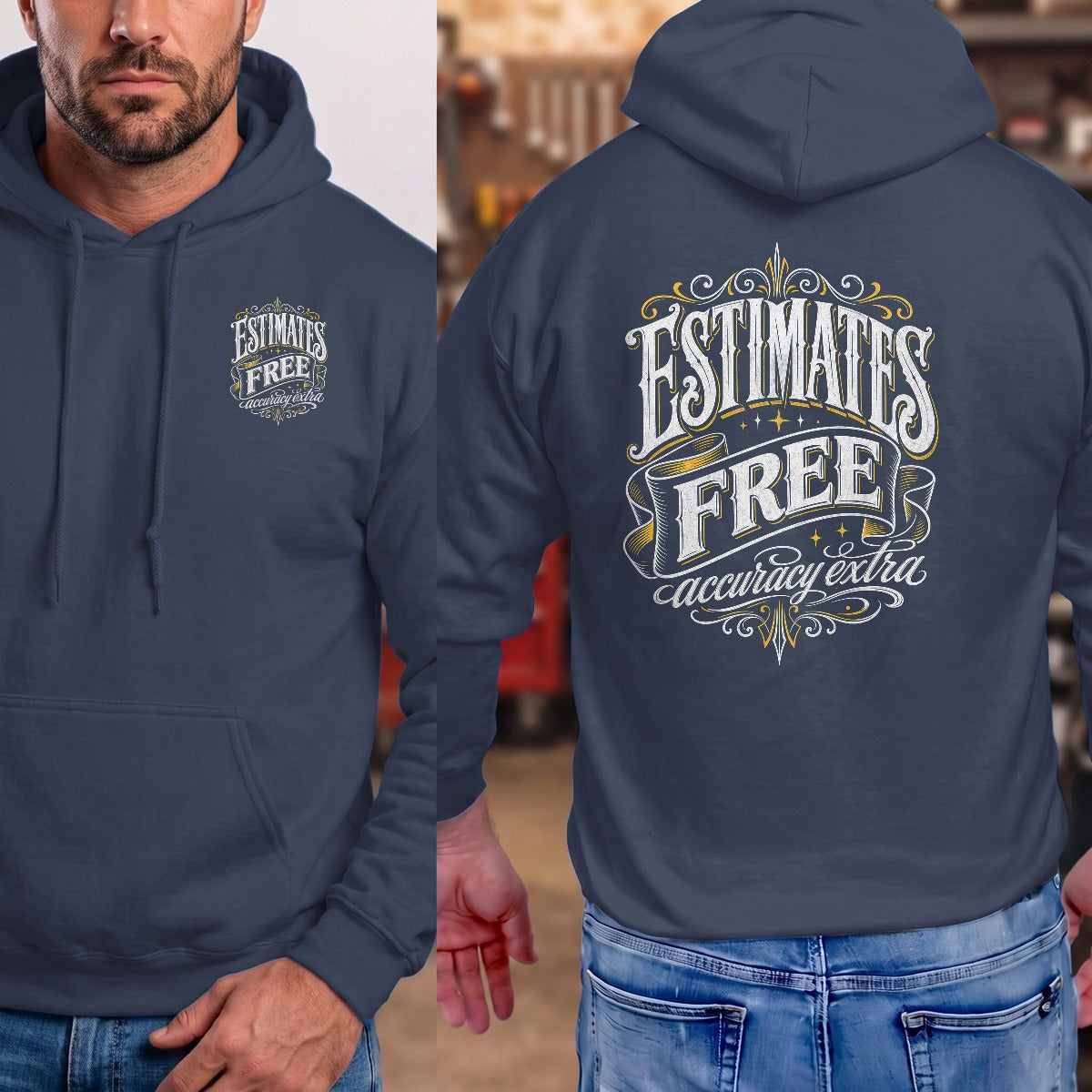 Navy | Front & Back