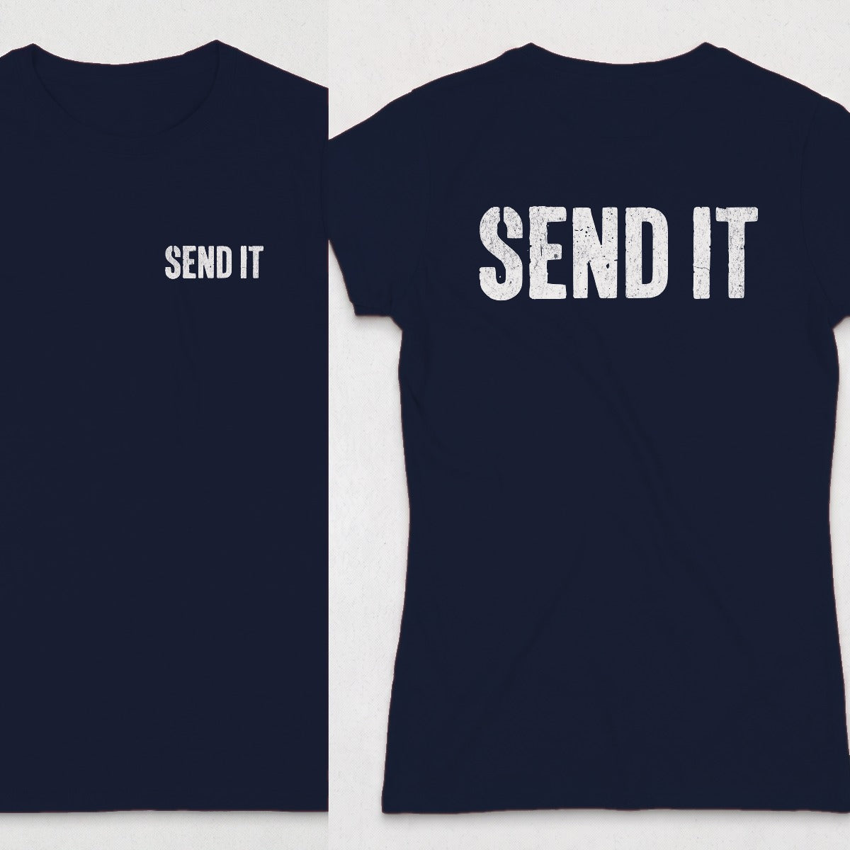 Navy | Left Chest + Back
