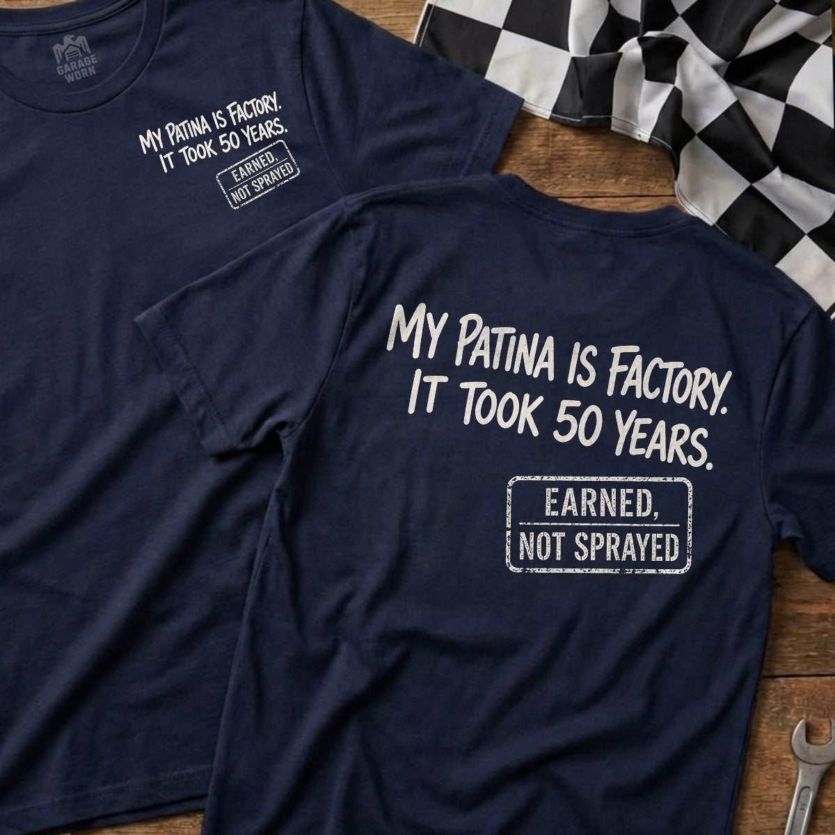 Navy | Front & Back