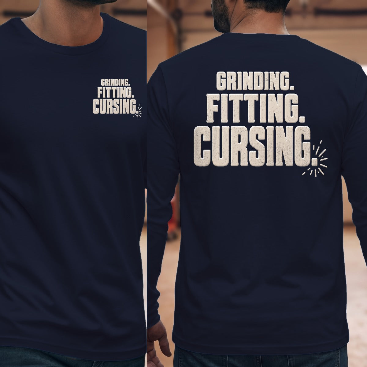 Navy | Front & Back