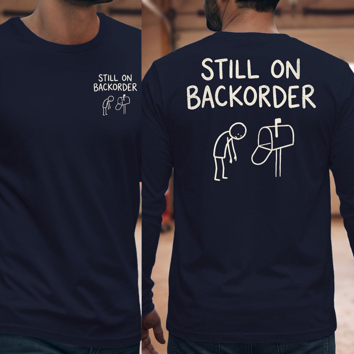 Navy | Front & Back