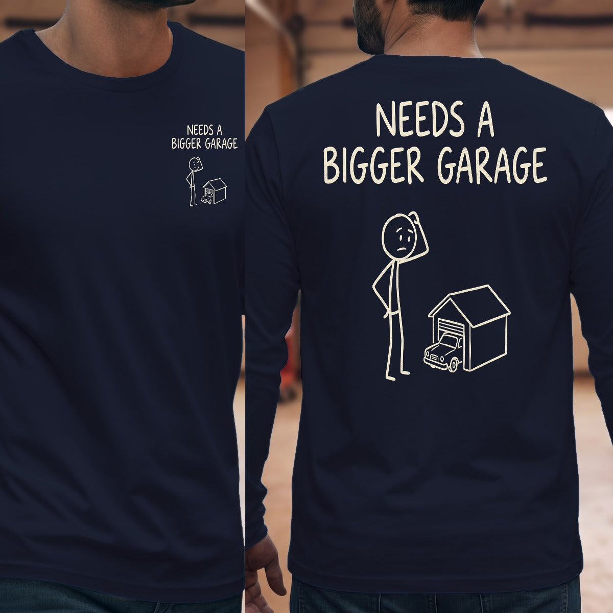 Navy | Front & Back