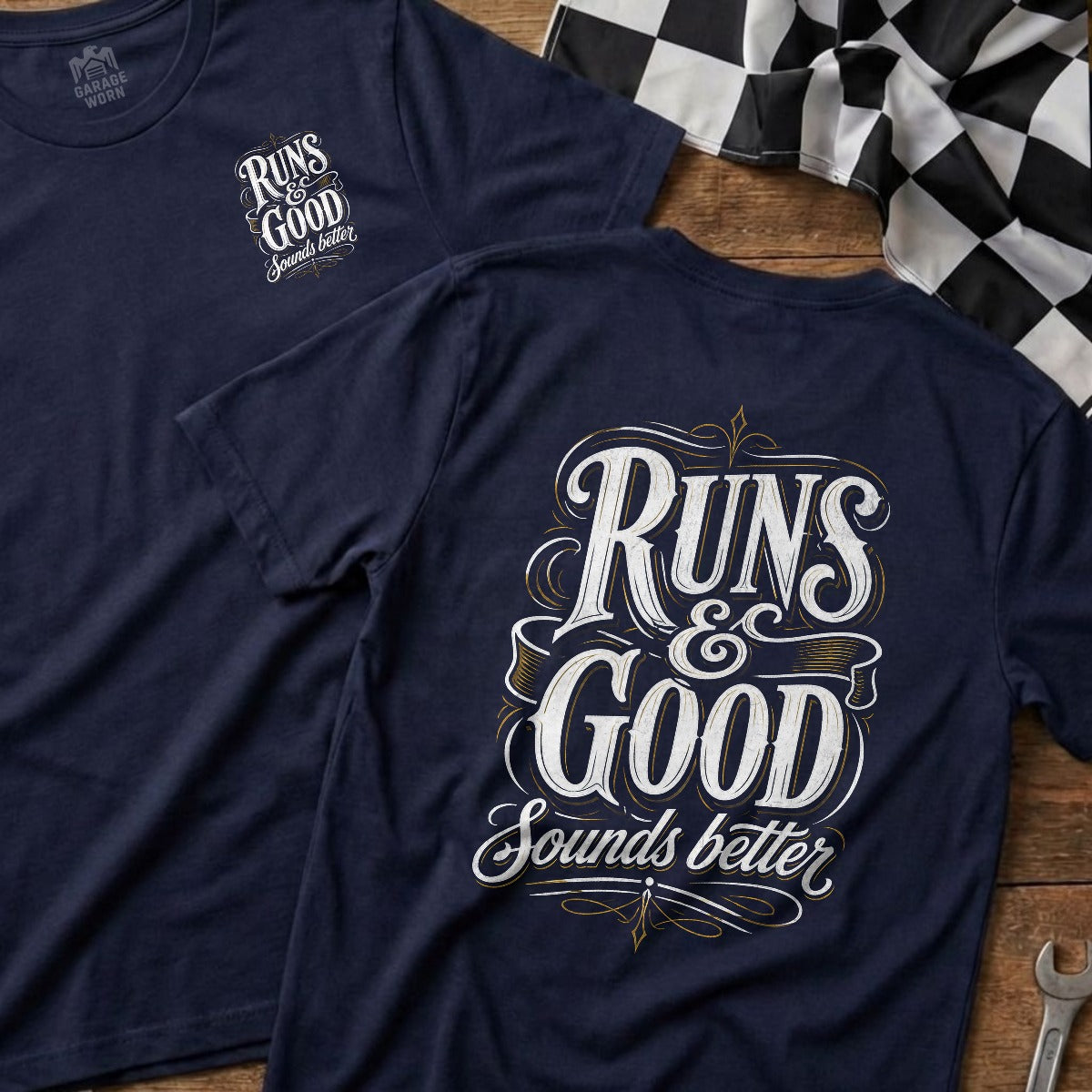 Navy | Front & Back