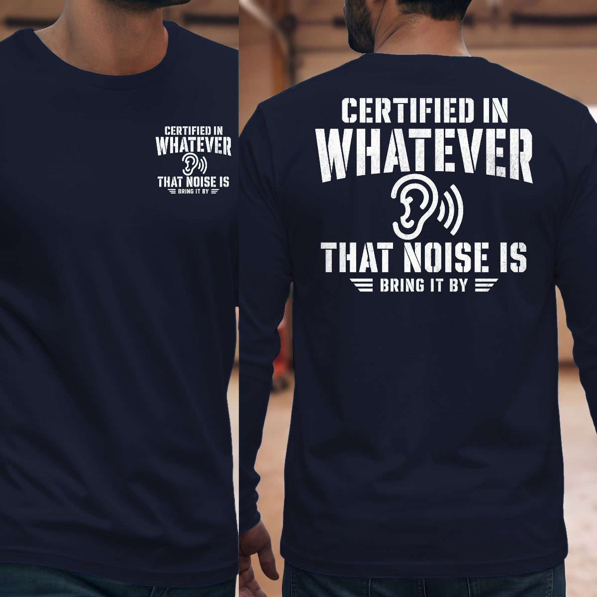 Navy | Front & Back