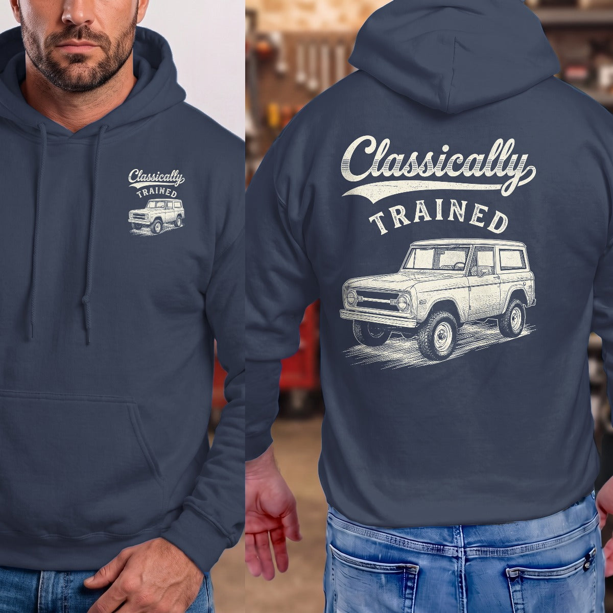 Navy | Front & Back