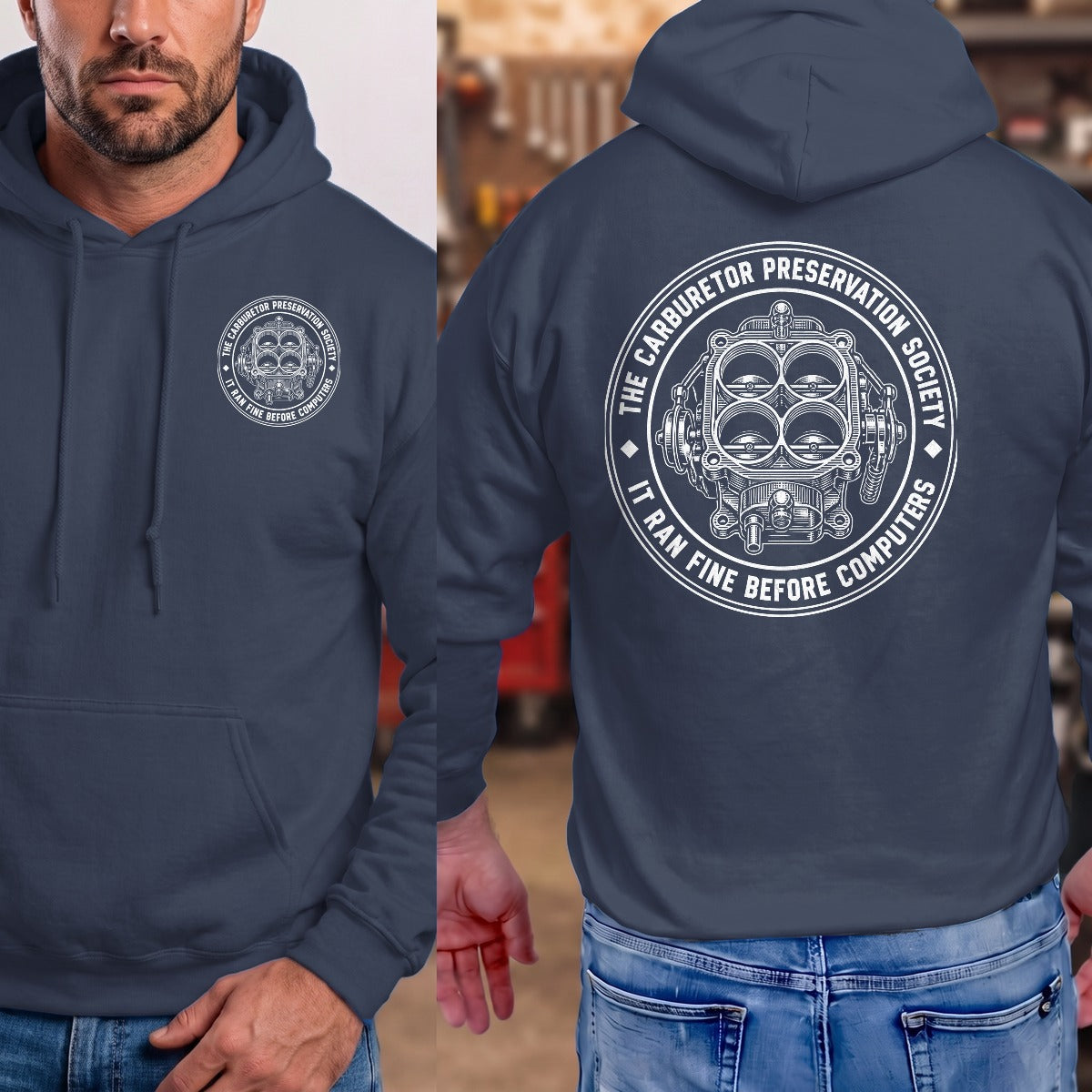 Navy | Front & Back