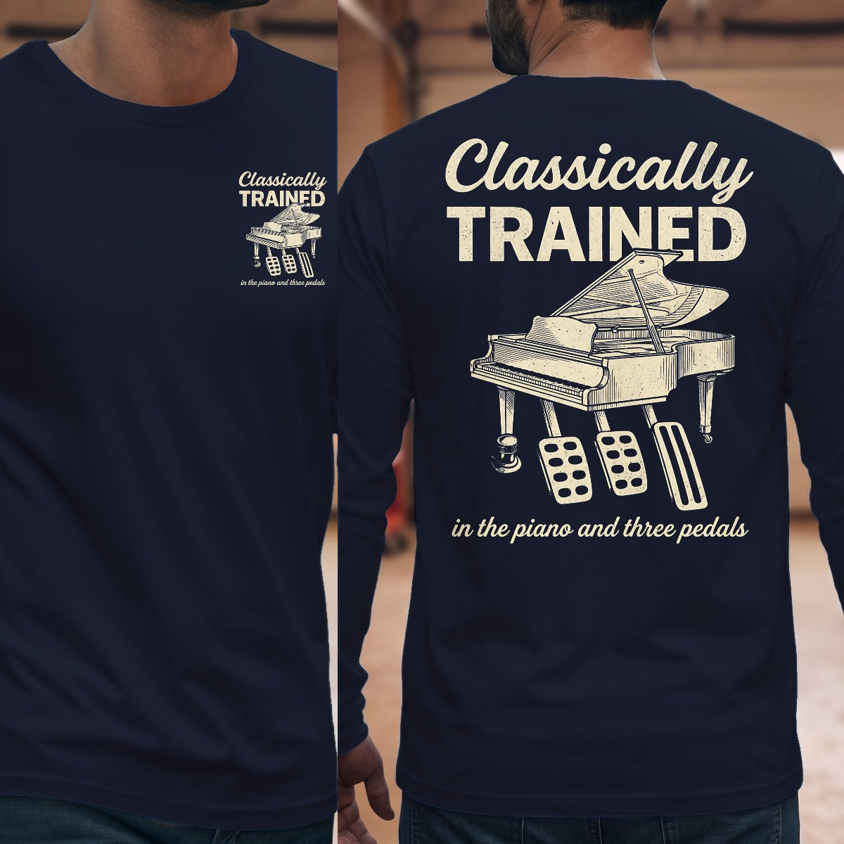 Navy | Front & Back