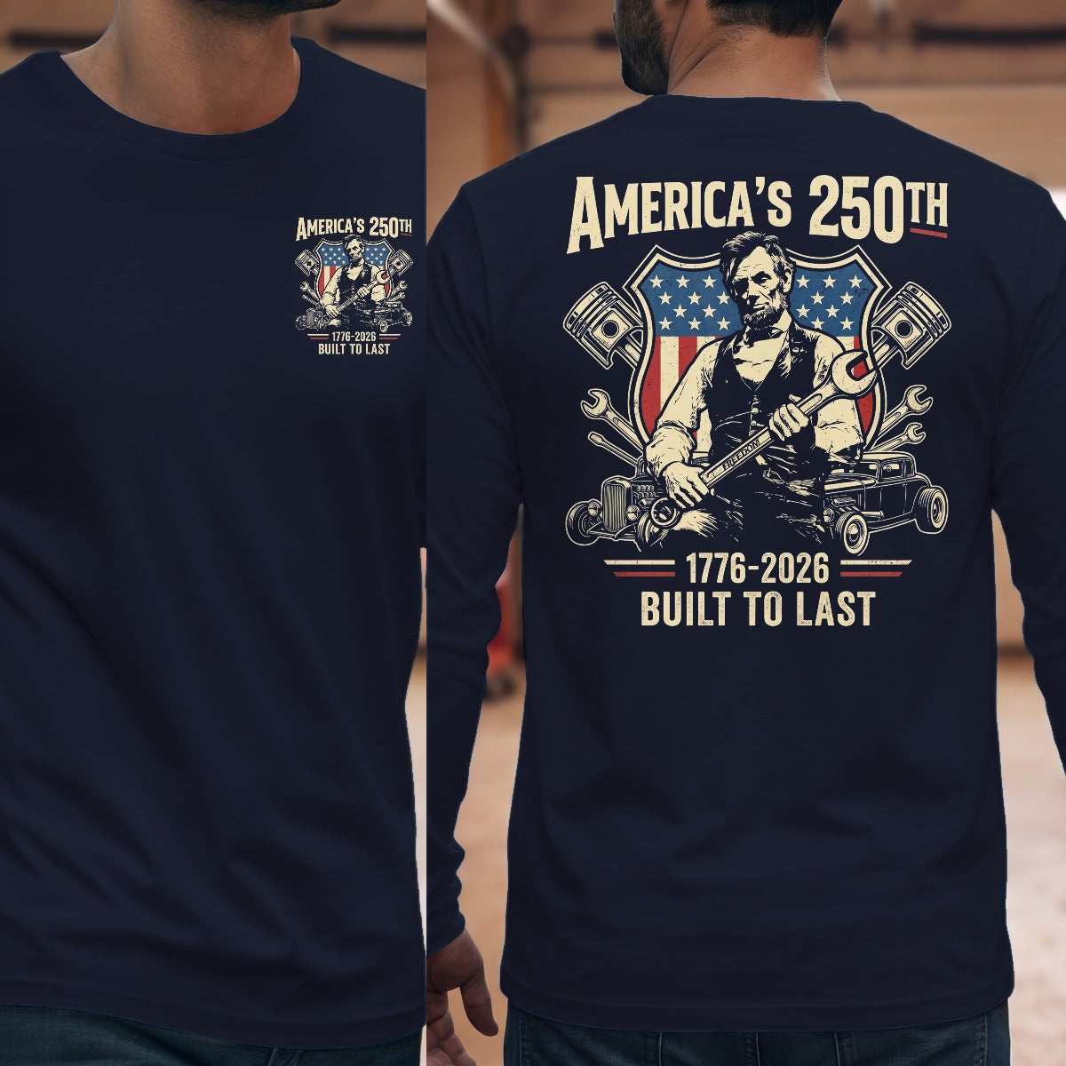 Navy | Front & Back