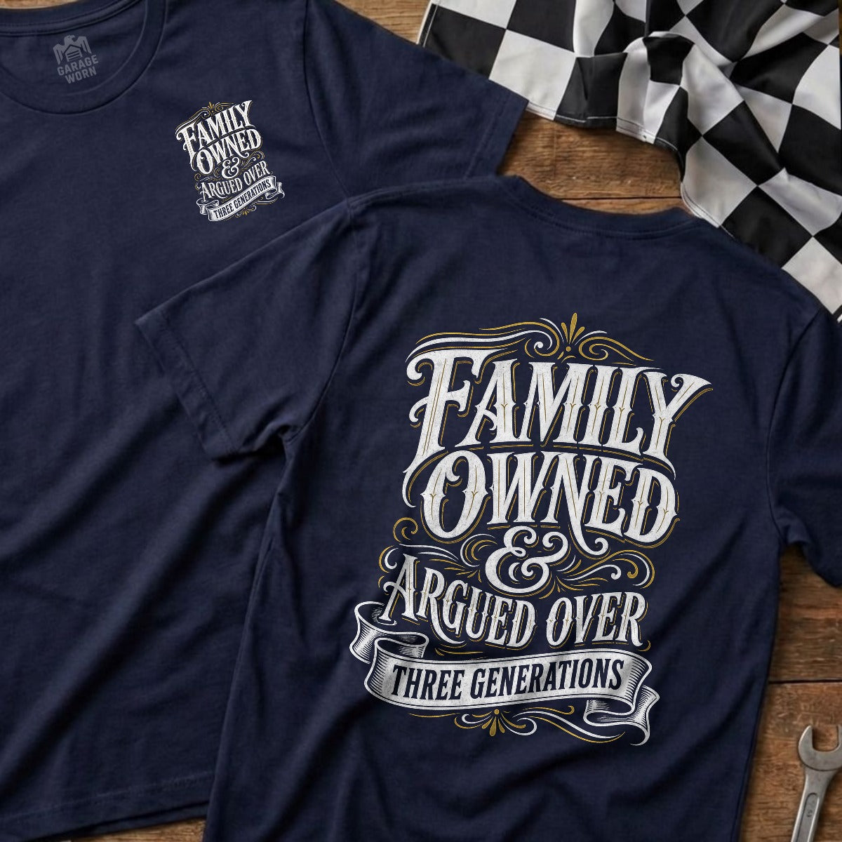 Navy | Front & Back