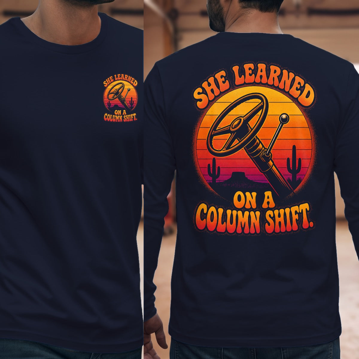 Navy | Front & Back