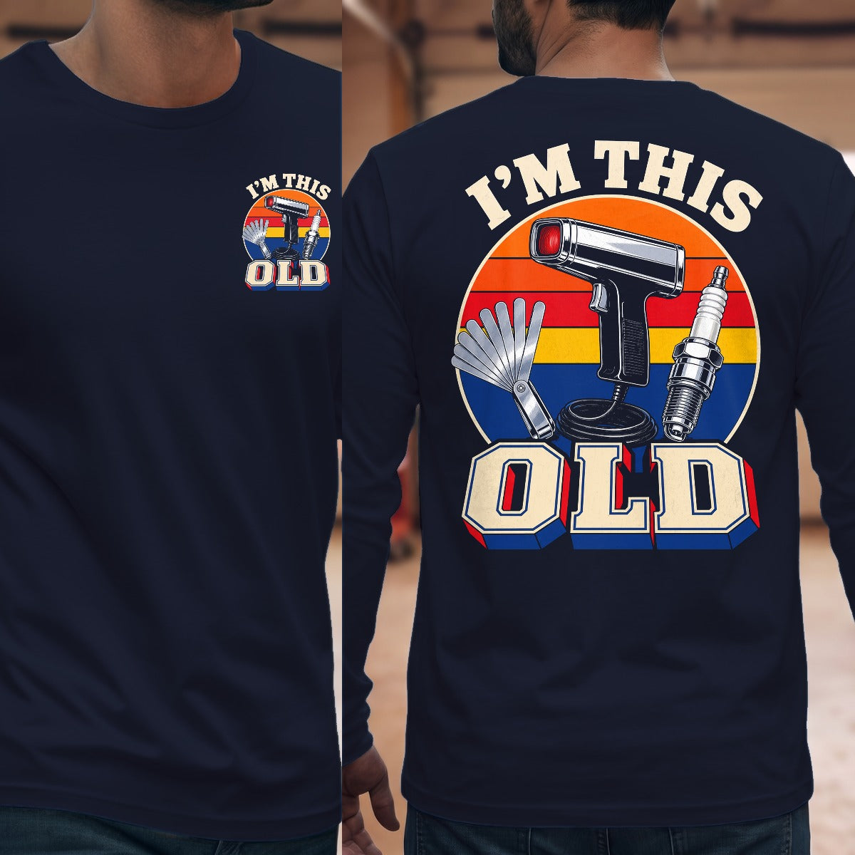Navy | Front & Back