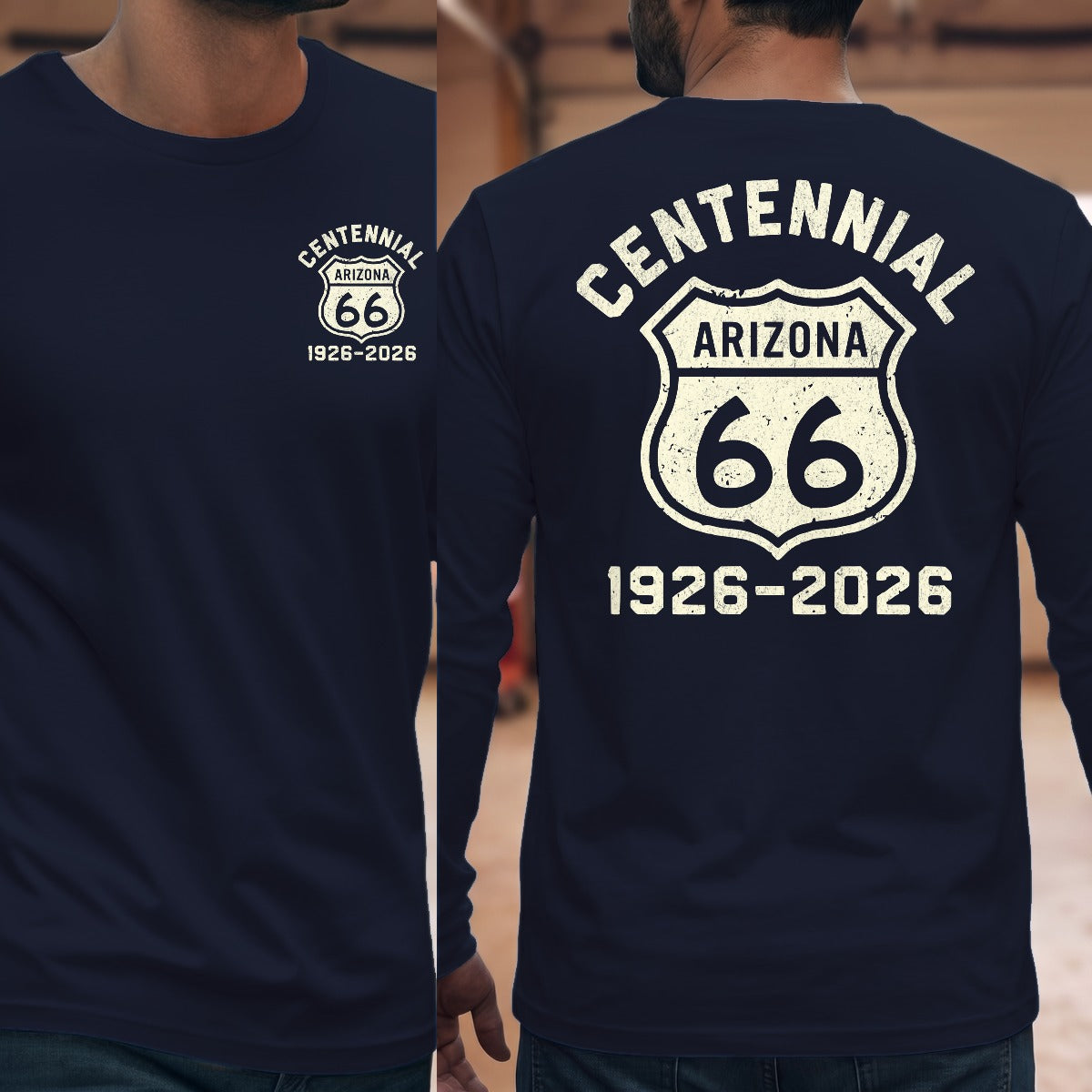 Navy | Front & Back
