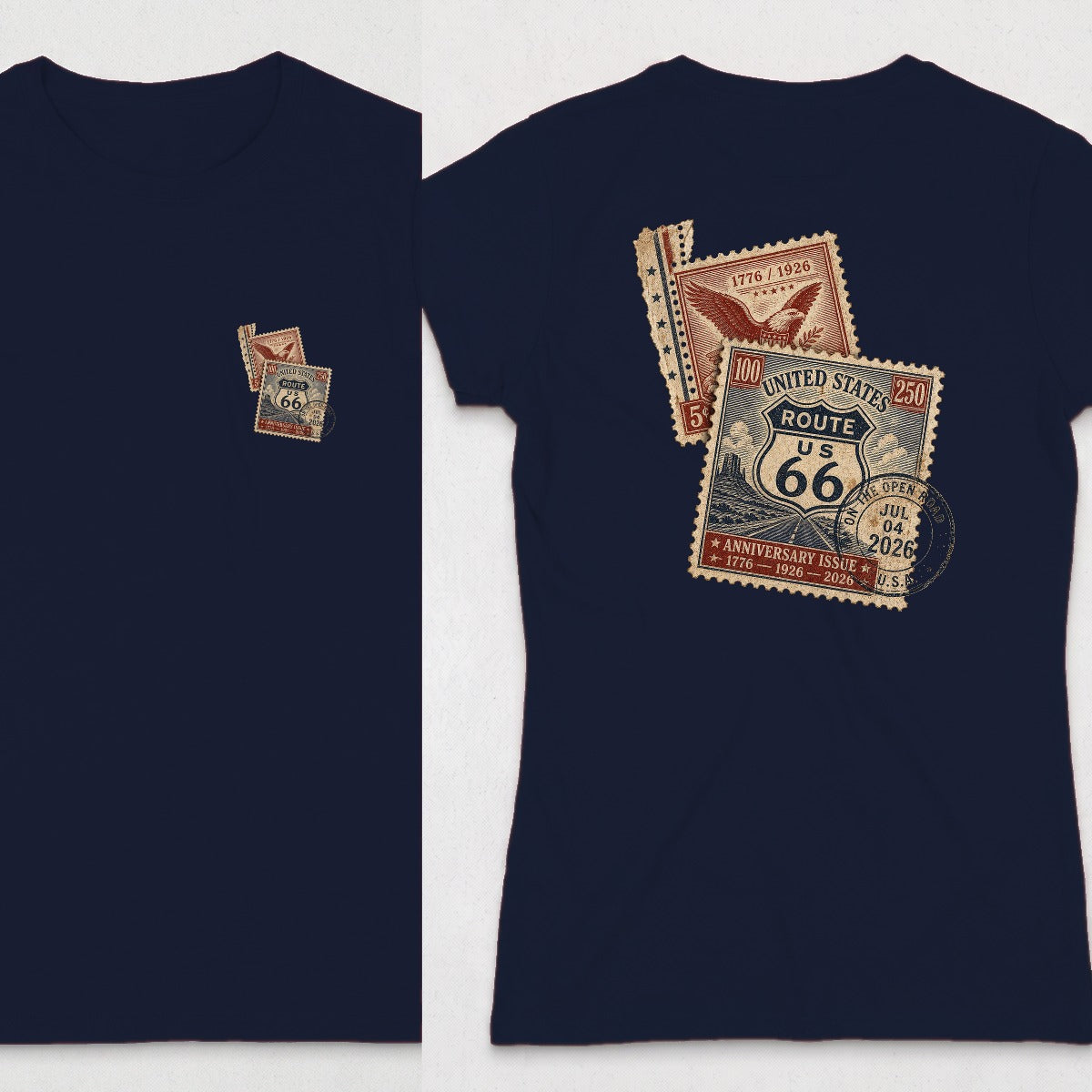Navy | Front & Back