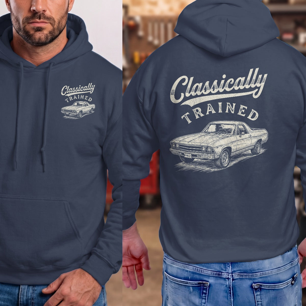 Navy | Front & Back