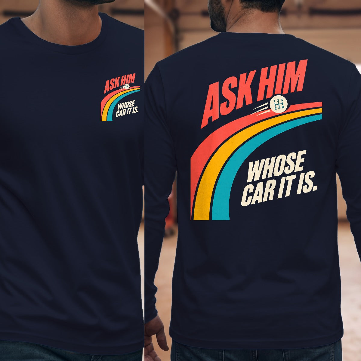 Navy | Front & Back