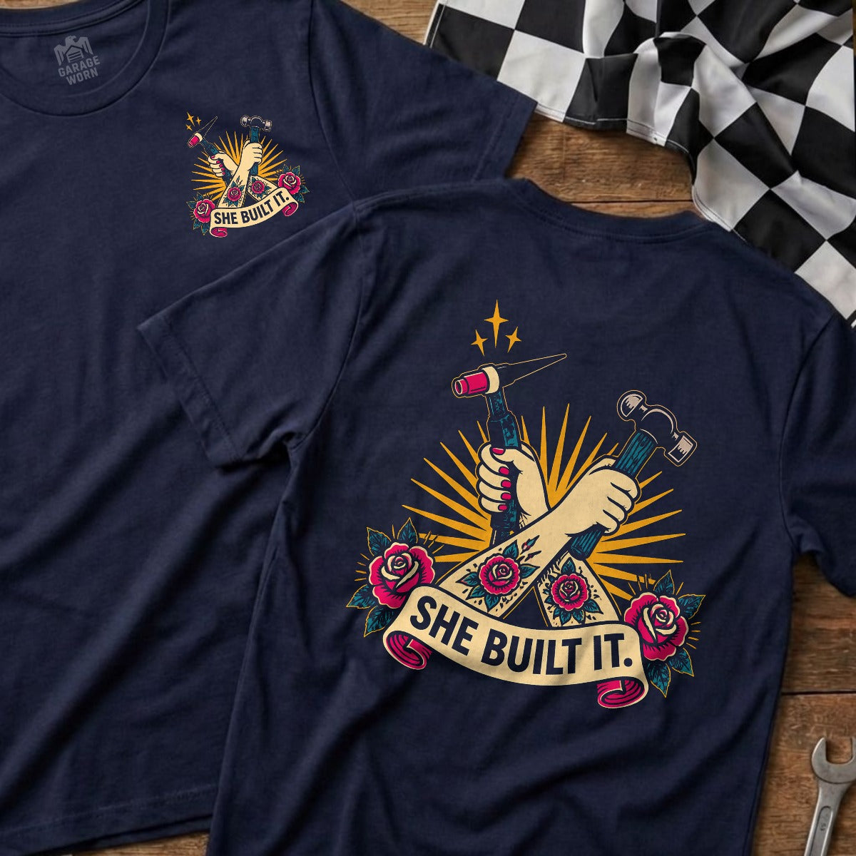 Navy | Front & Back