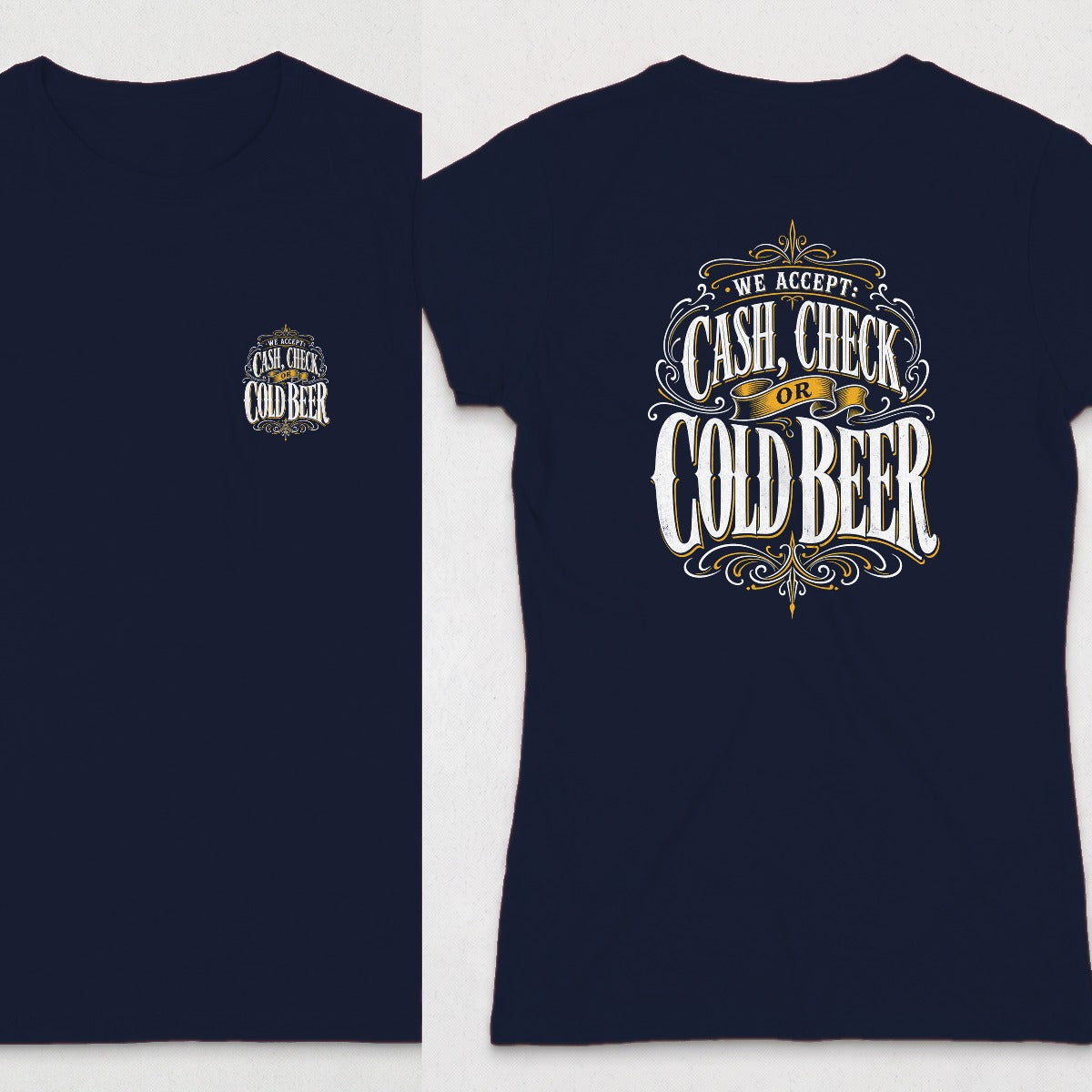 Navy | Front & Back