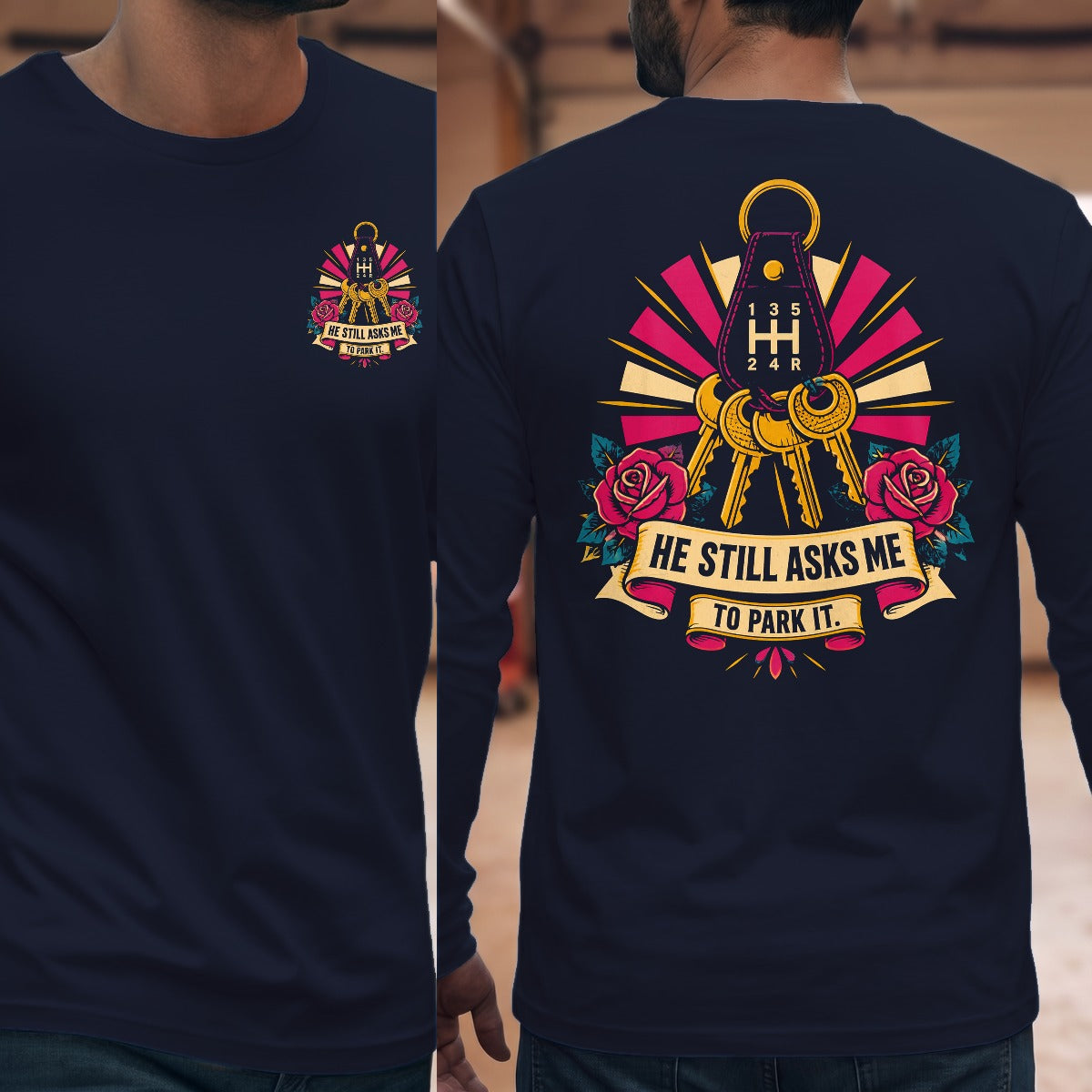 Navy | Front & Back