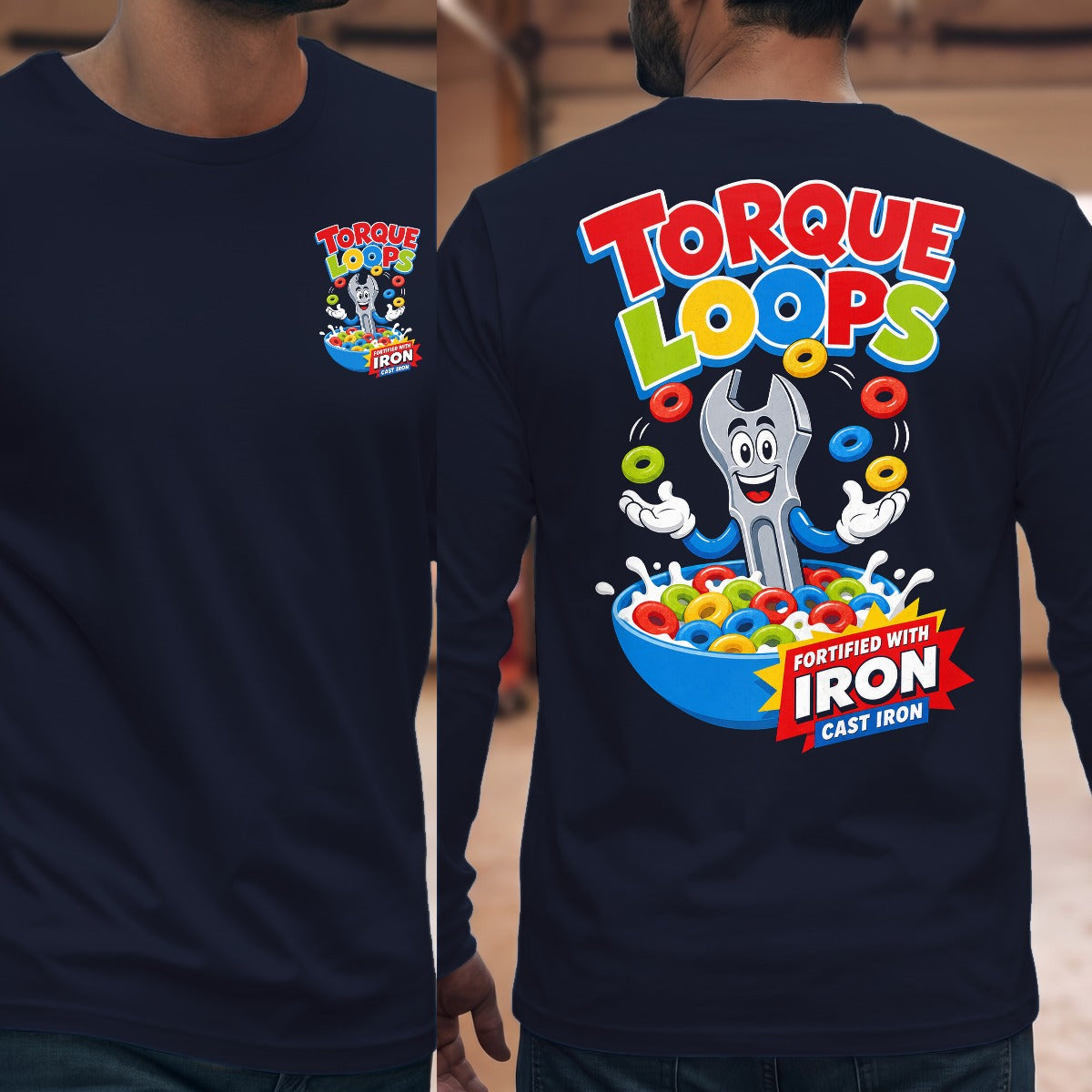 Navy | Front & Back