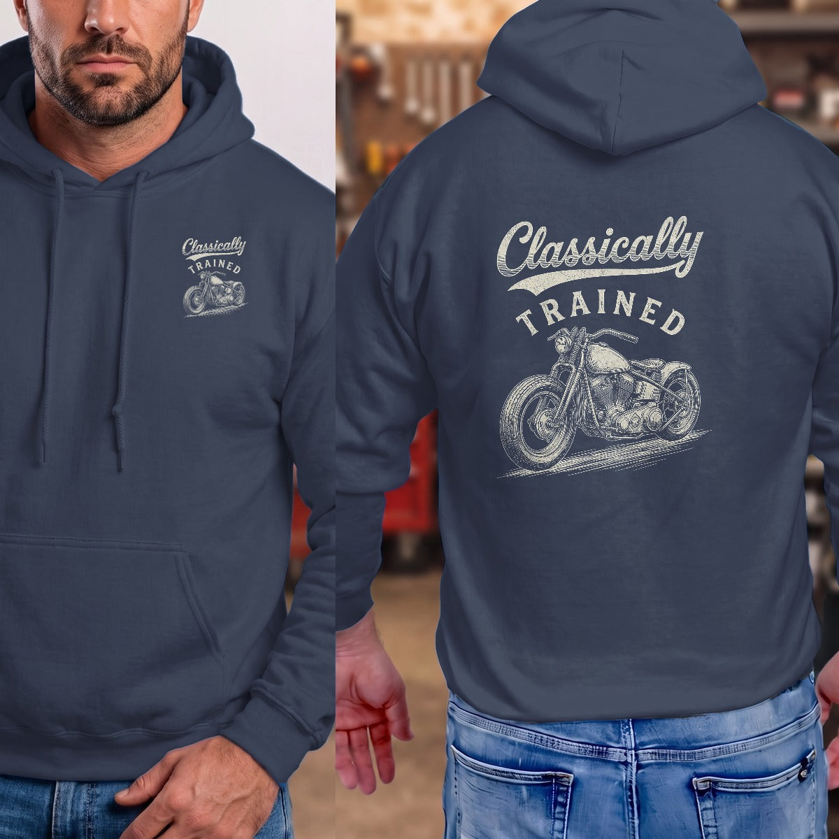 Navy | Front & Back