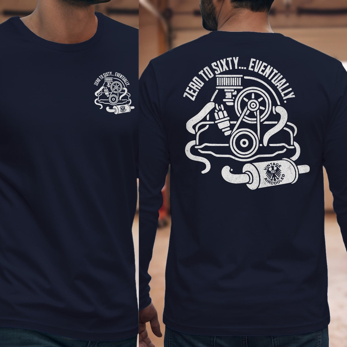 Navy | Front & Back