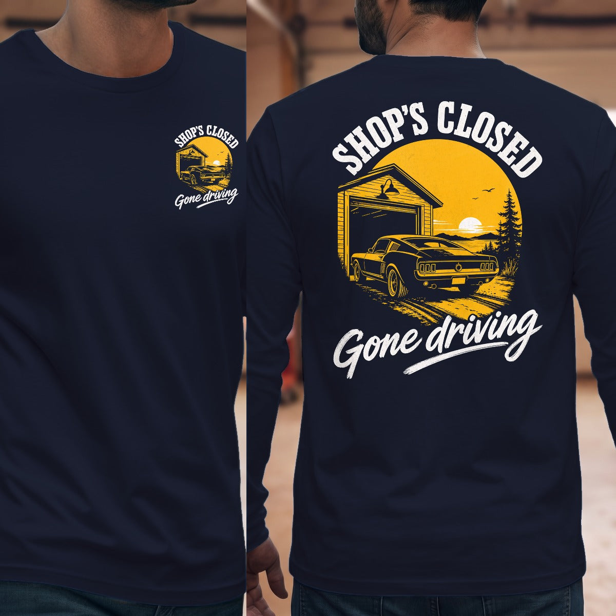Navy | Front & Back