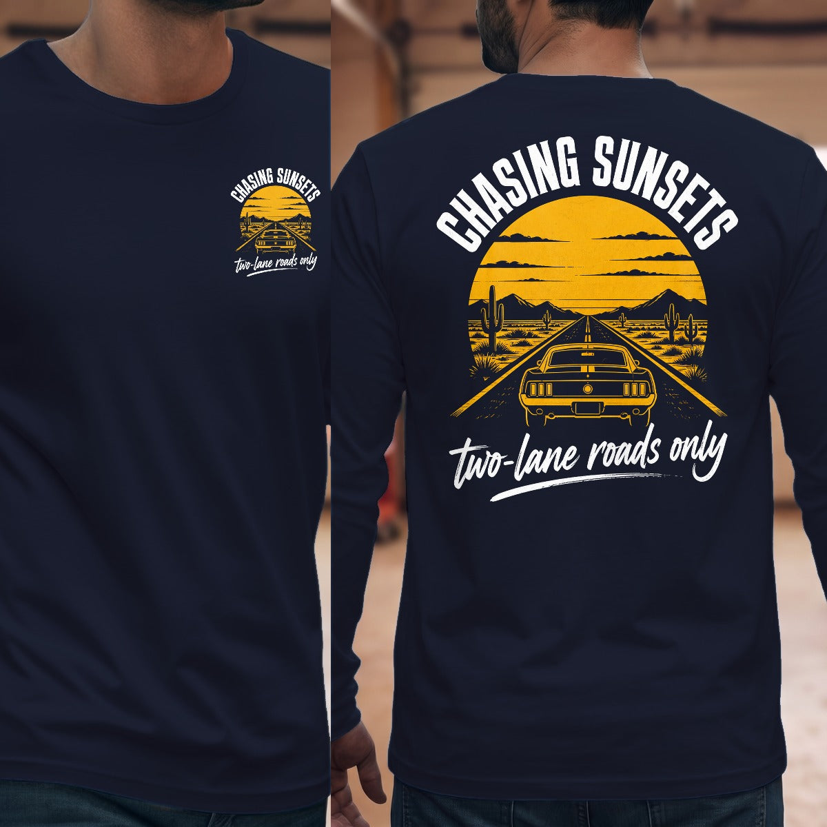 Navy | Front & Back