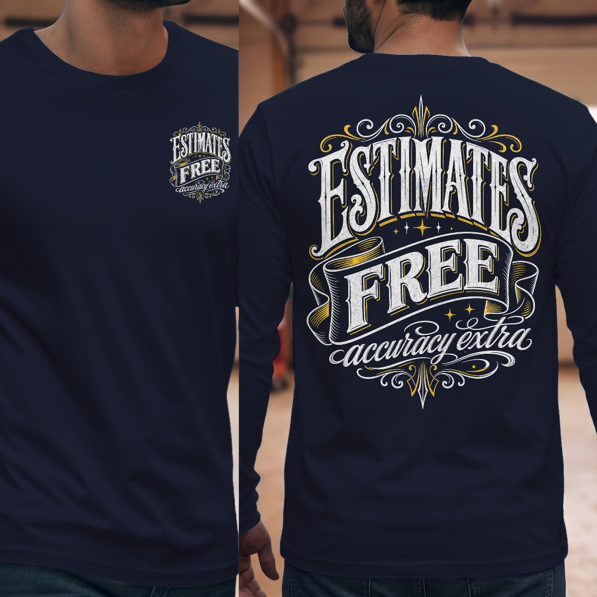 Navy | Front & Back