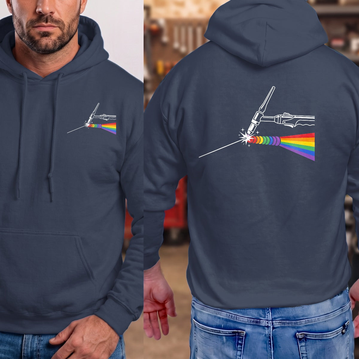 Navy | Front & Back