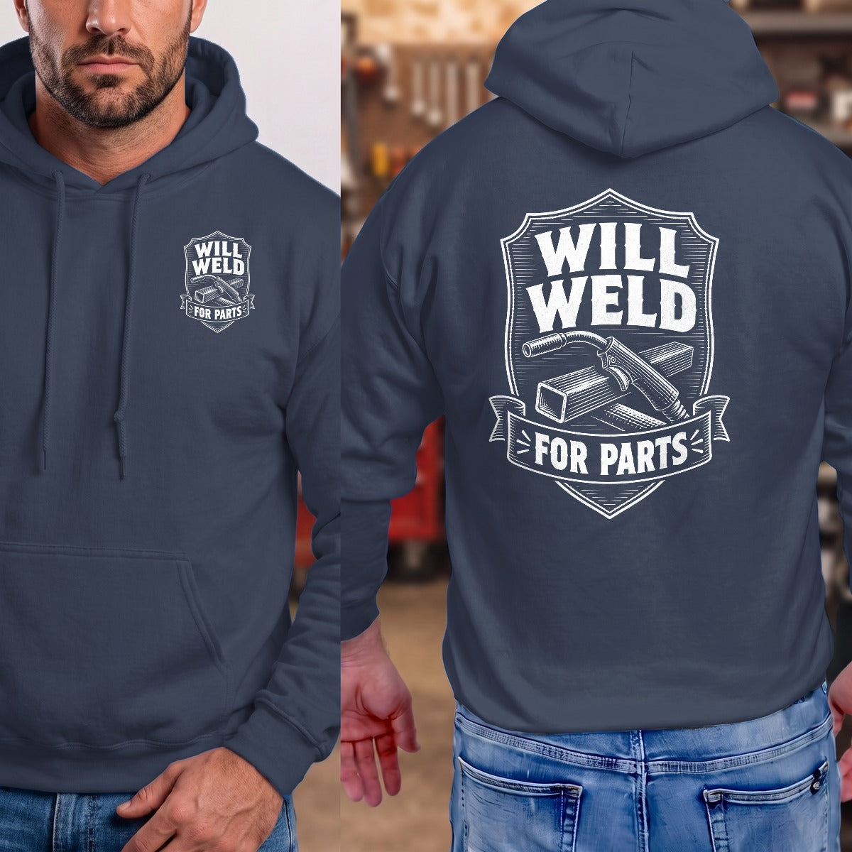 Navy | Front & Back