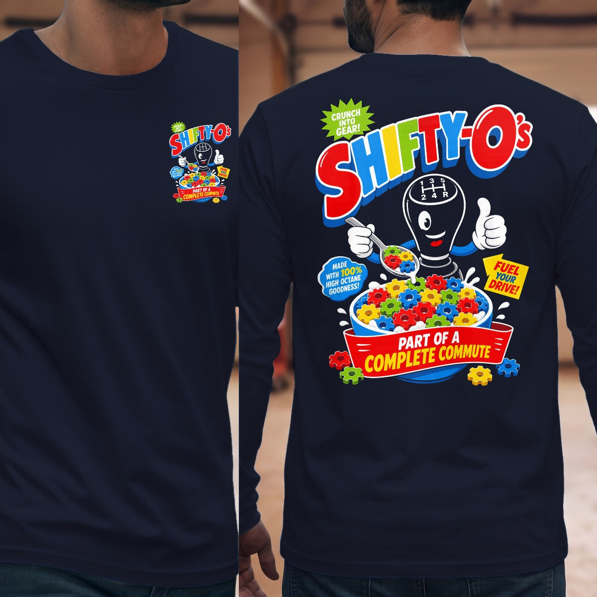 Navy | Front & Back