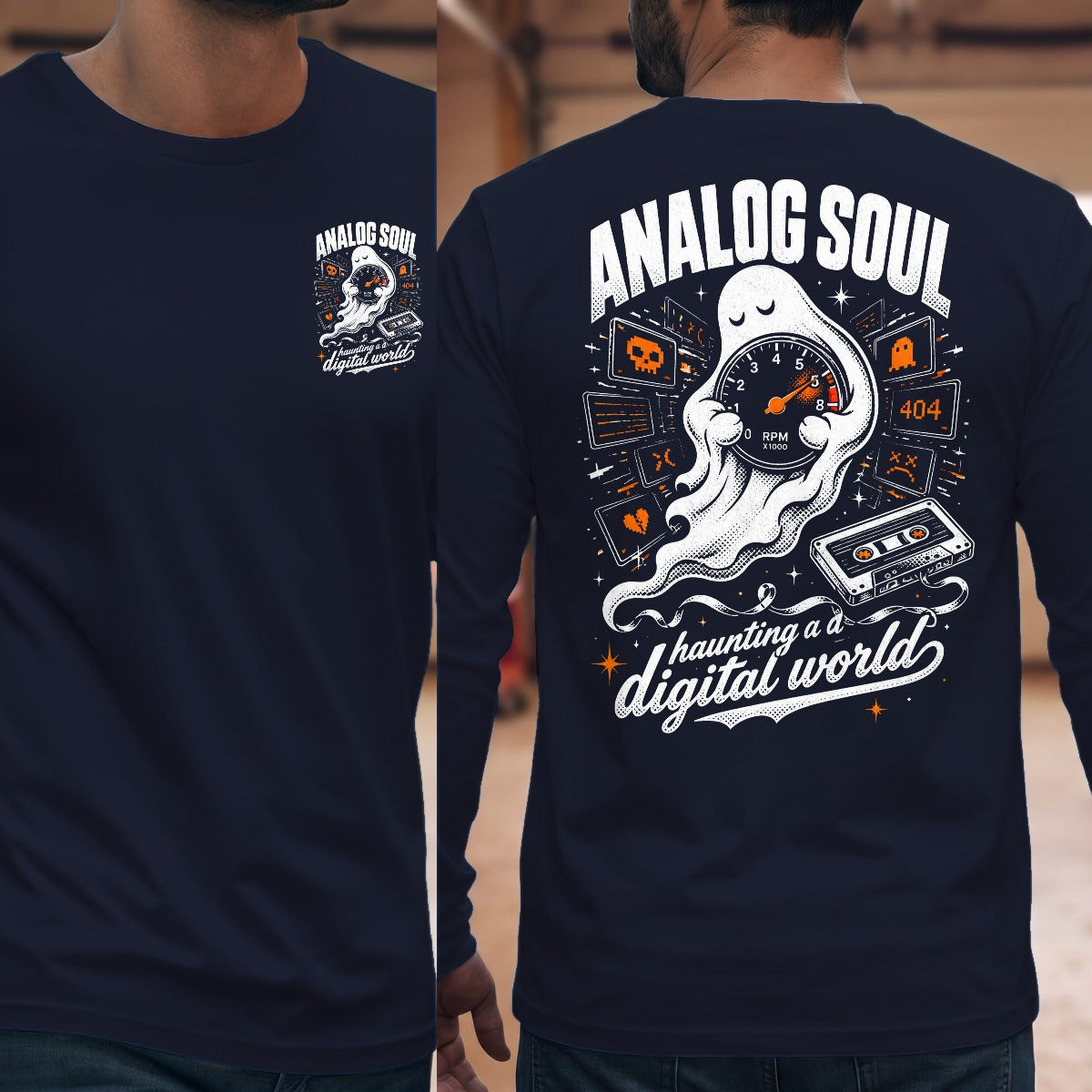 Navy | Front & Back