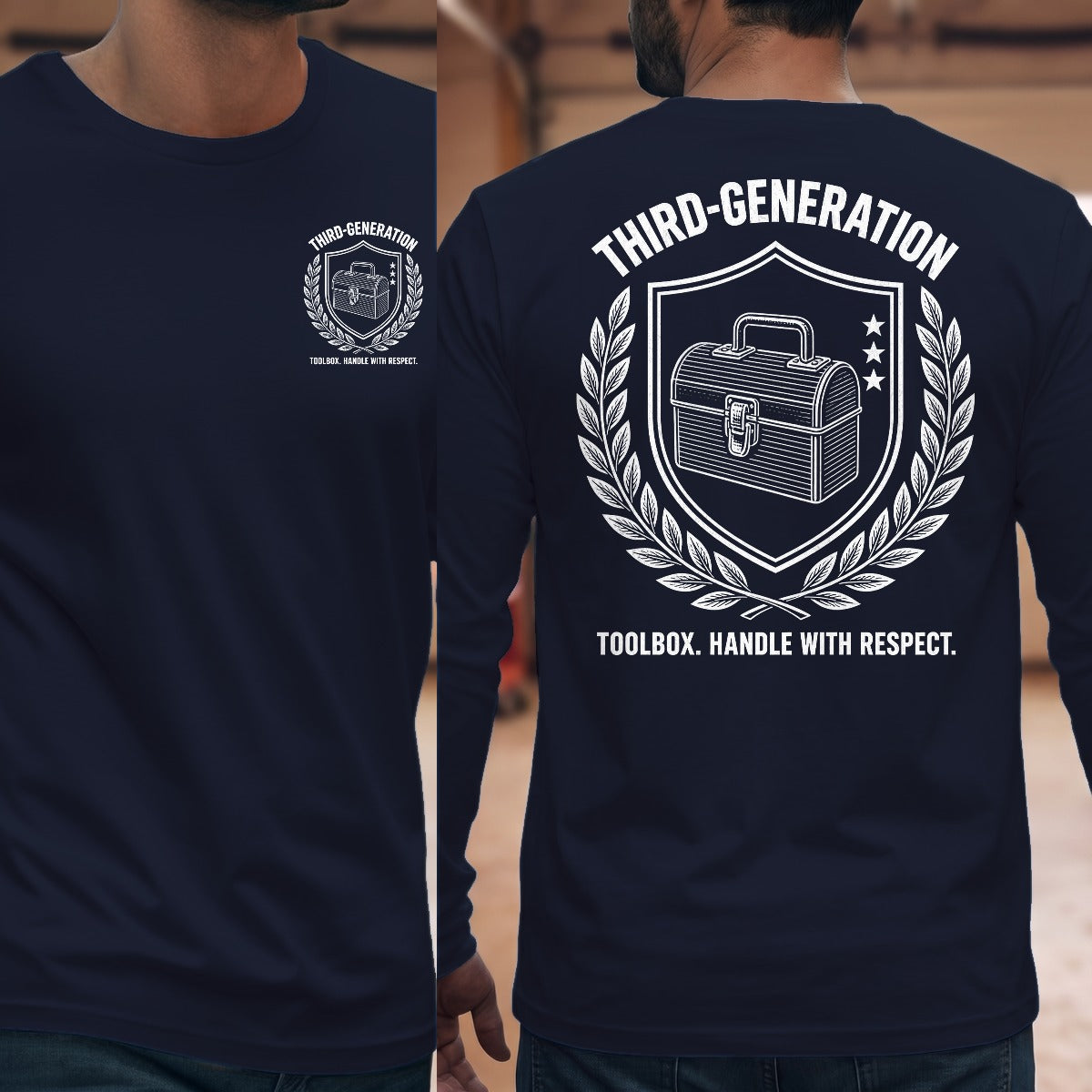 Navy | Front & Back