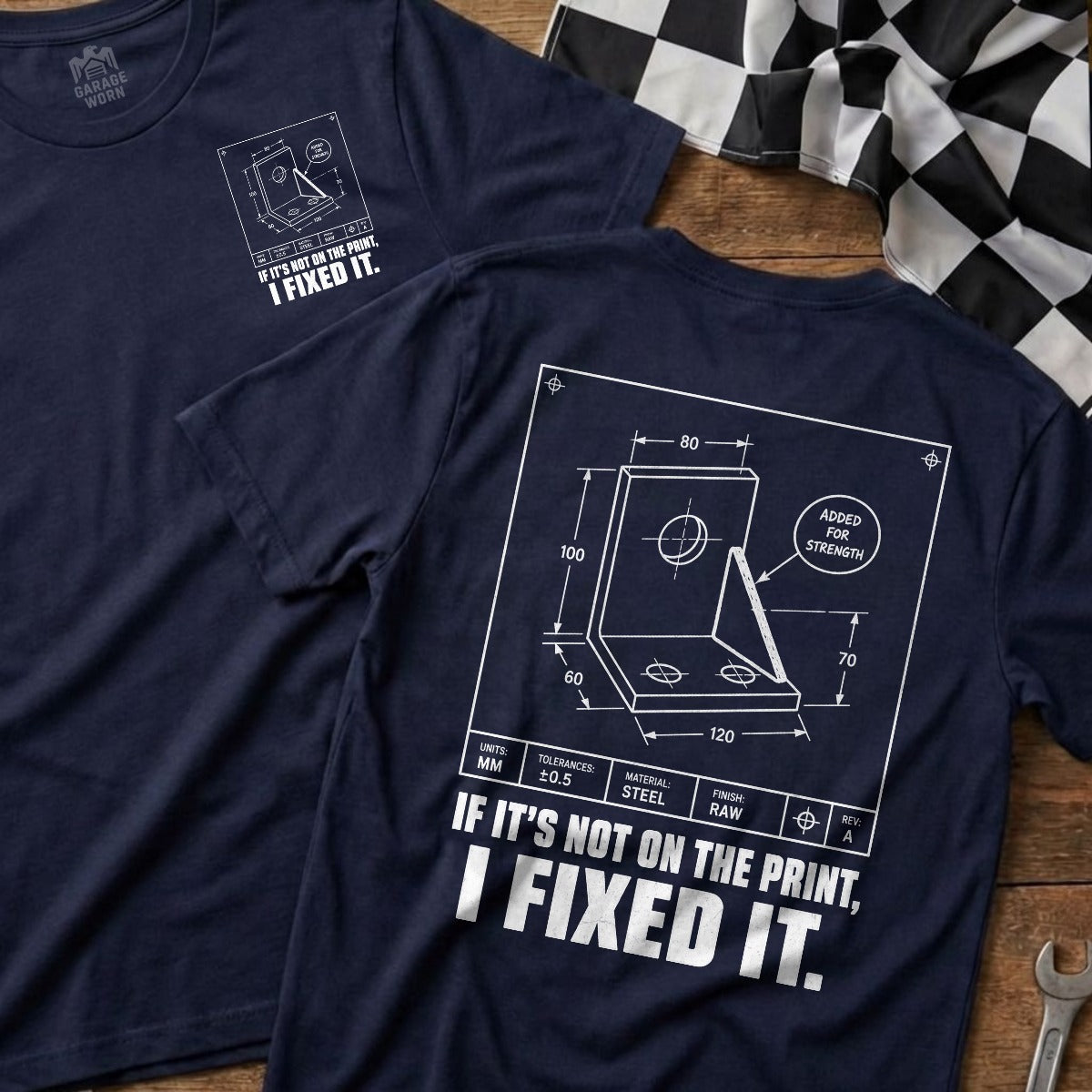 Navy | Front & Back
