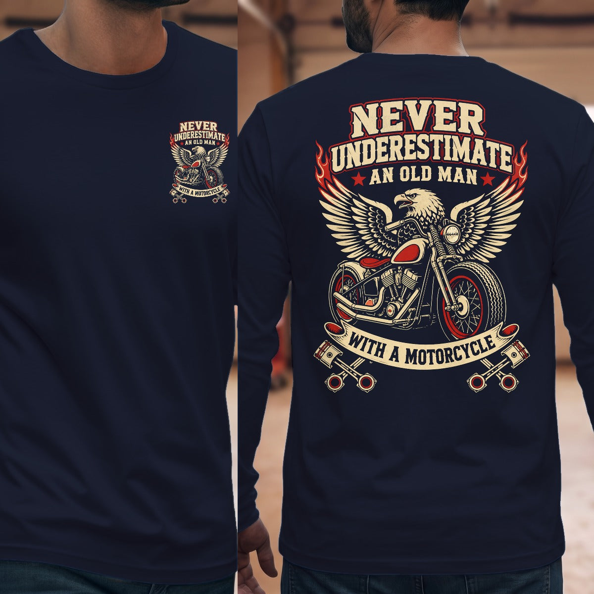 Navy | Front & Back