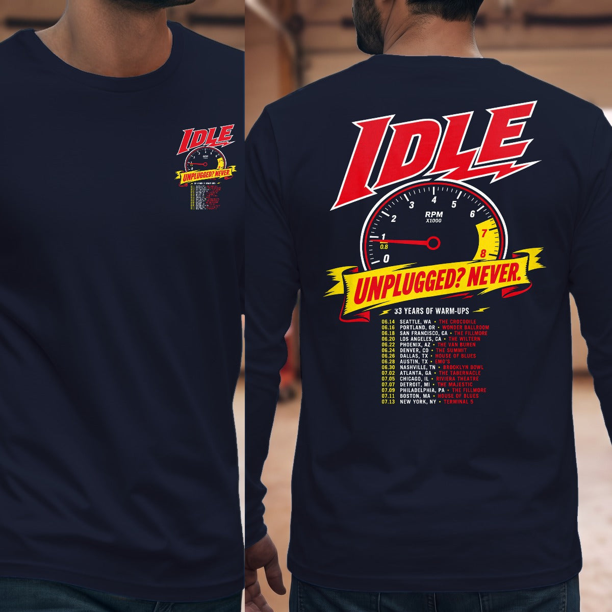 Navy | Front & Back