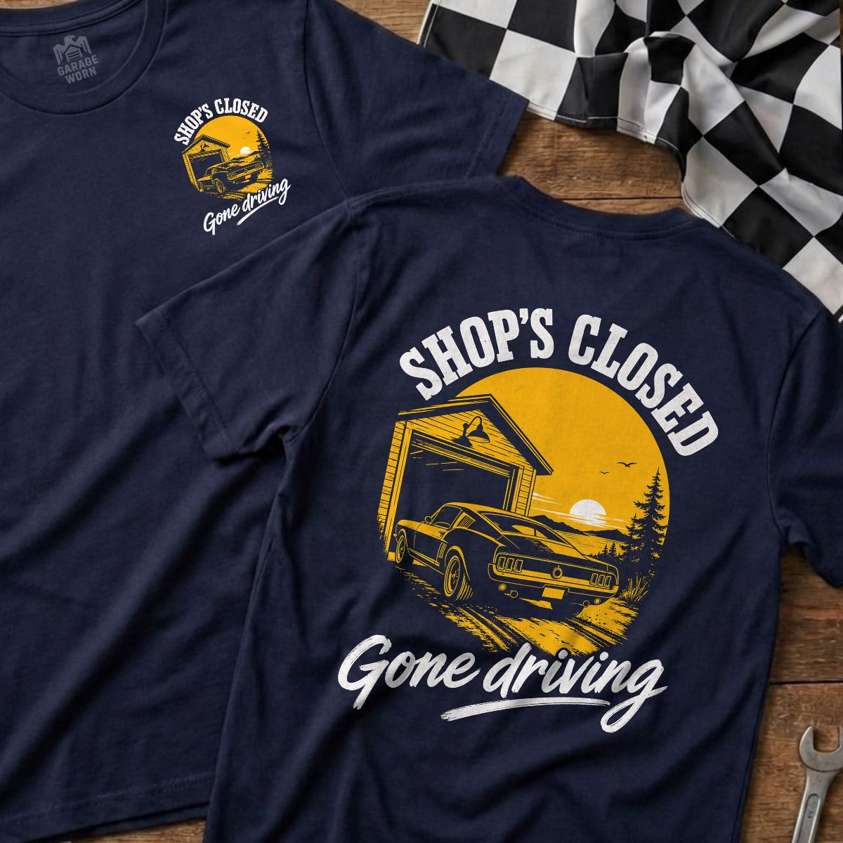 Navy | Front & Back