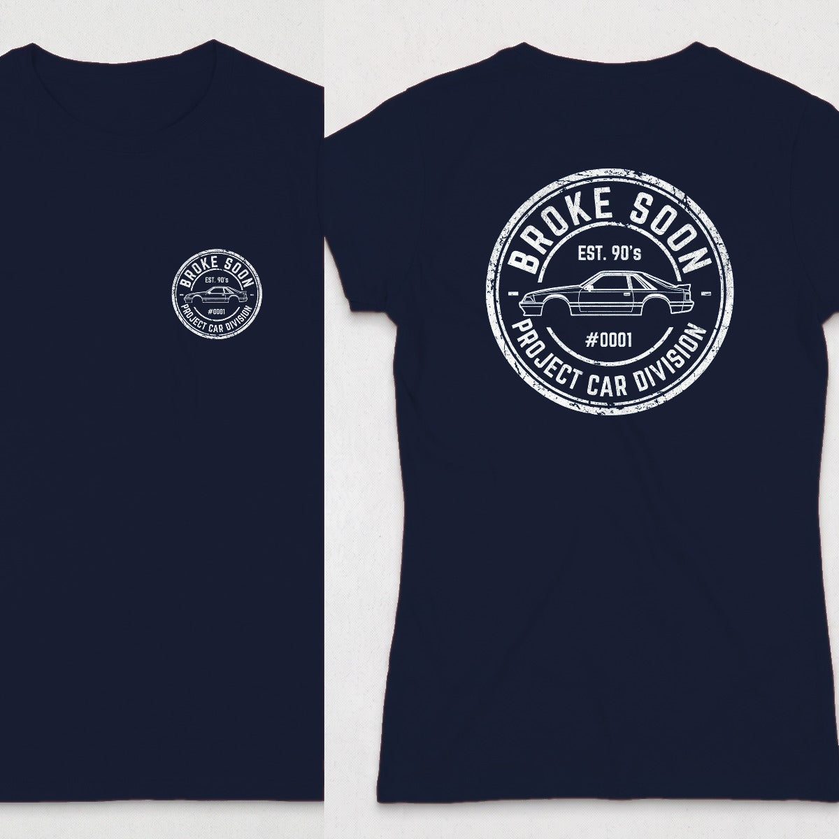 Navy | Front & Back