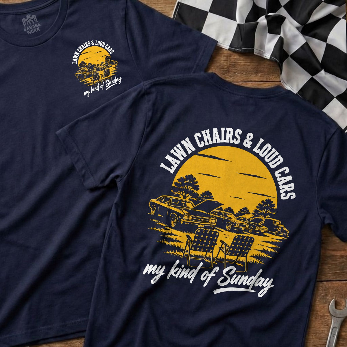 Navy | Front & Back