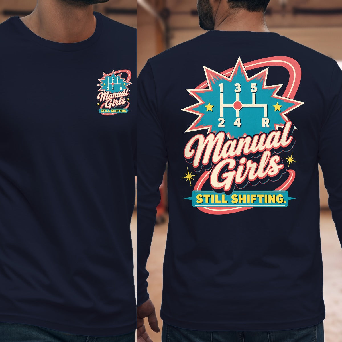 Navy | Front & Back