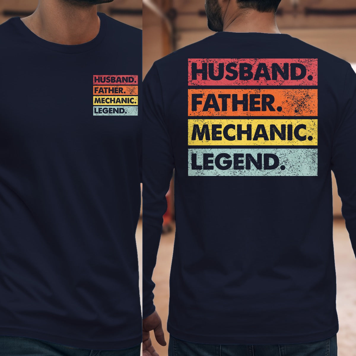 Navy | Front & Back