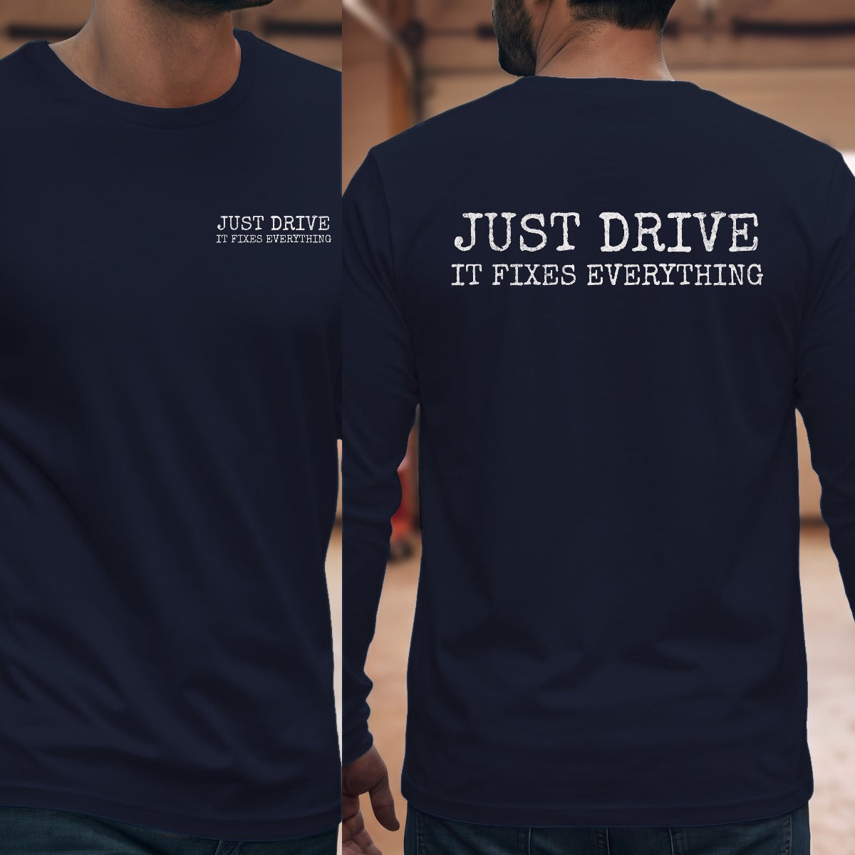 Navy | Front & Back